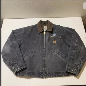 Vintage Carhartt Blanket Lined Black Work Zip Up
Jacket J97 Black Men's L